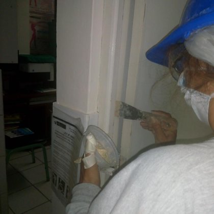 reparacion de parcos de madera mediante uso de productos quimicos